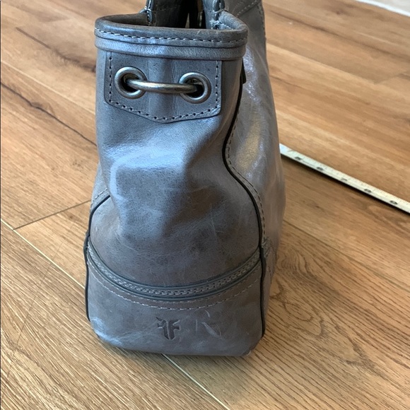 Frye Riviana Mini Tote in Ice gray leather handbag - Picture 6 of 12